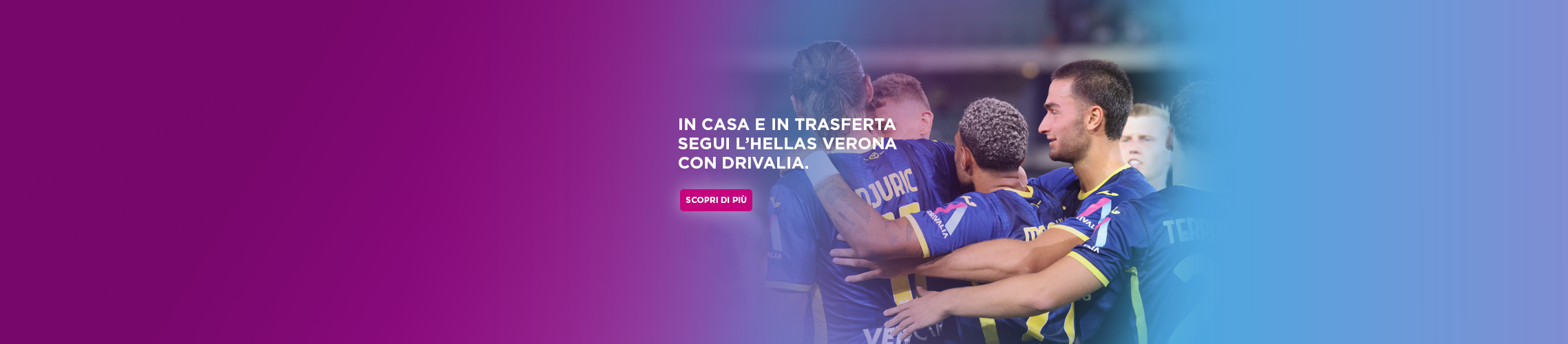 GUIDA IN GIALLOBLÙ E SEGUI LA TUA SQUADRA DEL CUORE