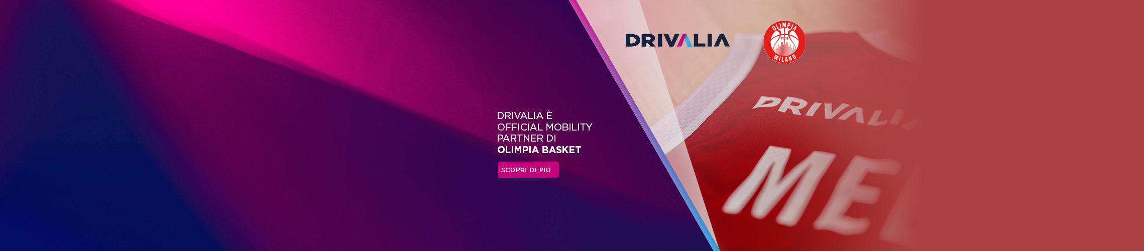 Drivalia è Official Mobility Partner di Olimpia Basket